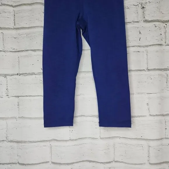 Manduka Essence High Rise Yoga Leggings Heather Blue Small - Picture 4 of 10